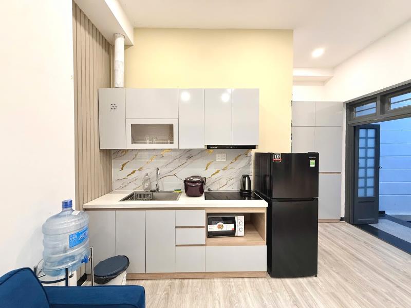  Trống sẵn căn hộ siêu xinh nằm ngay nguyễn văn đậu - 35m2 -  gần q1 - bình thạnh - full nội thất - có sân vườn - Ảnh 2