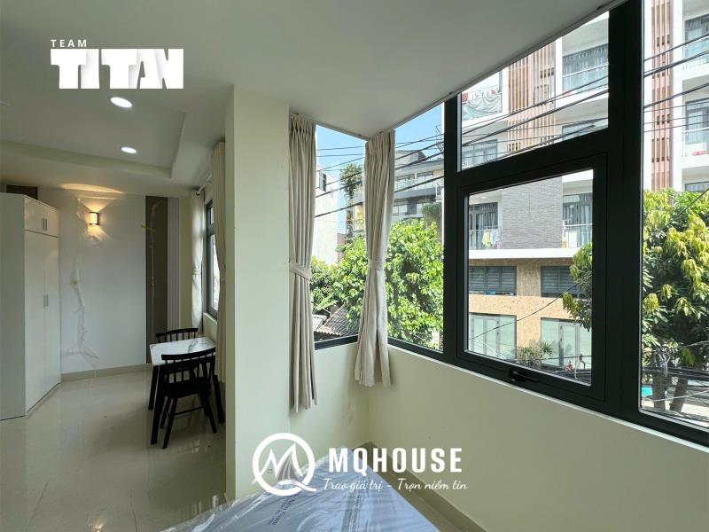Cho thuê căn hộ 1 phòng ngủ tách bếp 40m2, cửa sổ thoáng, full nội thất, máy giặt riêng - ngay lê quang định gần chợ bà chiểu, bình thạnh - Ảnh 4