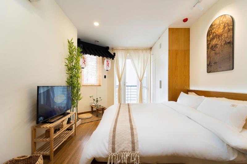 Cho thuê căn hộ 1pn bình thạnh – ban công riêng – full nội thất – máy giặt riêng – giáp quận 1