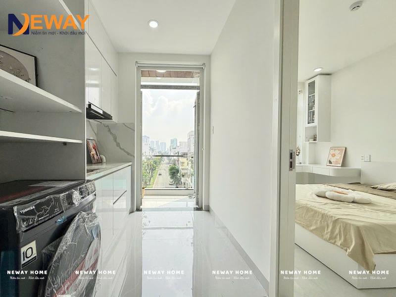 Cho thuê căn hộ dịch vụ mới 100% tân quy quận 7 – diện tích 40m², full nội thất, ban công thoáng mát, kế lotte mart, gần tdtu, rmit - Ảnh 2