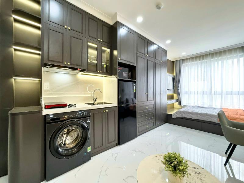 Căn hộ studio_cửa sổ full nội thất q3 đẹp sang - Ảnh 3