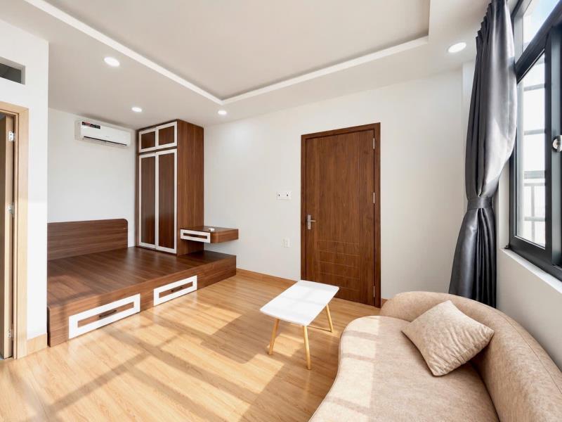 Cho thuê căn hộ máy giặt riêng có cửa sổ - nội thất cao cấp - gần khu vực ngã tư hàng xanh - ung văn khiêm, bình thạnh - Ảnh 2
