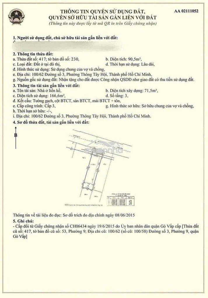 Bán hoặc cho thuê nhà 3 tầng 5x20 hẻm oto 7m thông tứ phía - Ảnh 3