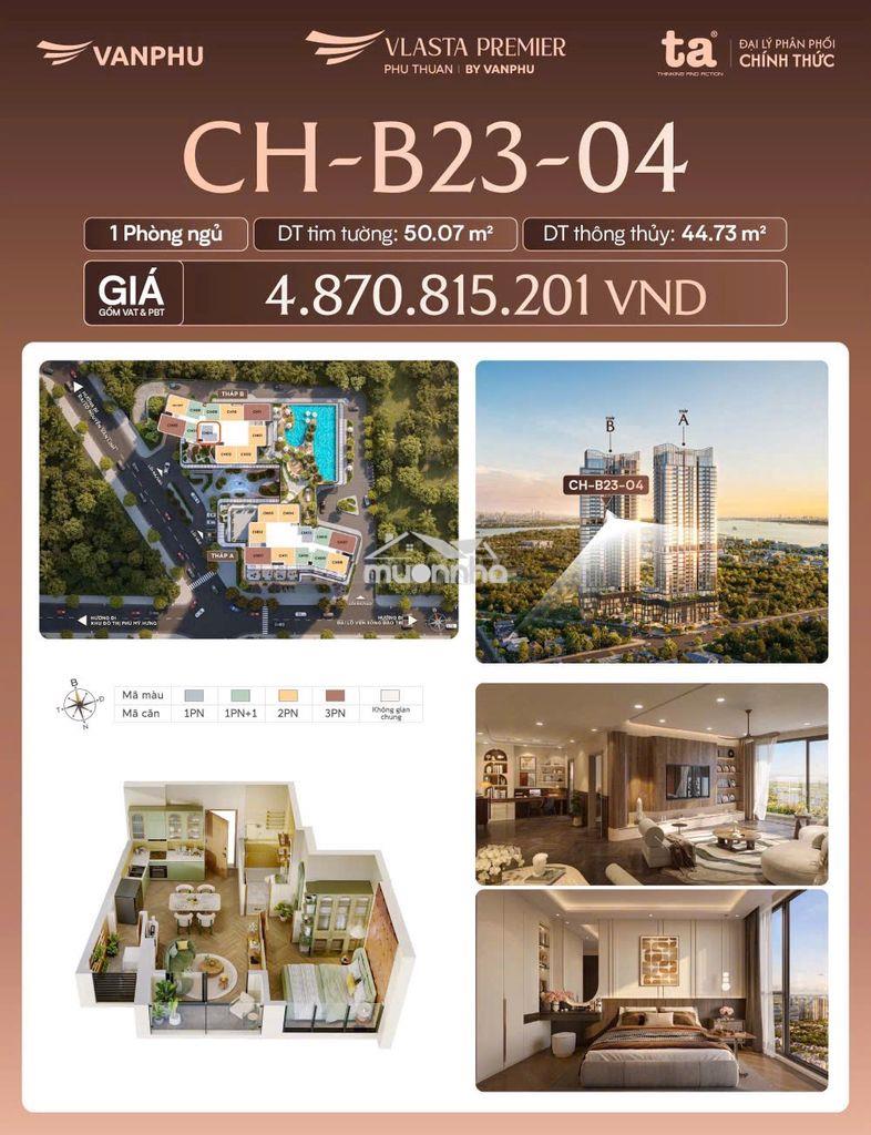 Vlasta premier căn 1pn1wc dễ mua dễ bán dễ cho thuê, chỉ 15% nhận nhà  - Ảnh 4