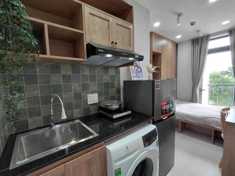 Khai trương tòa nhà chdv mới xây 100% phòng ban công siêu đẹp – đặng thùy trâm, sau lưng đh văn lang - full nội thất - giá 5.5 triệu/tháng