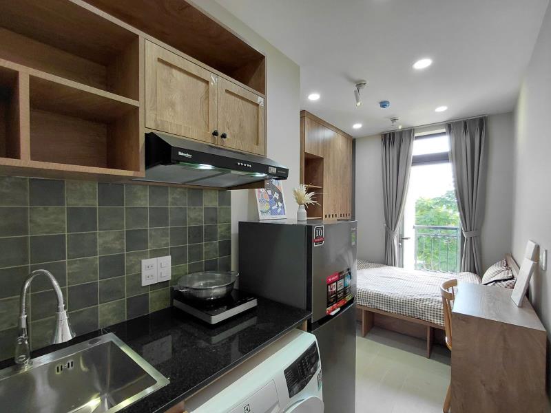 Khai trương tòa nhà chdv mới xây 100% phòng ban công siêu đẹp – đặng thùy trâm, sau lưng đh văn lang - full nội thất - giá 5.5 triệu/tháng - Ảnh 2