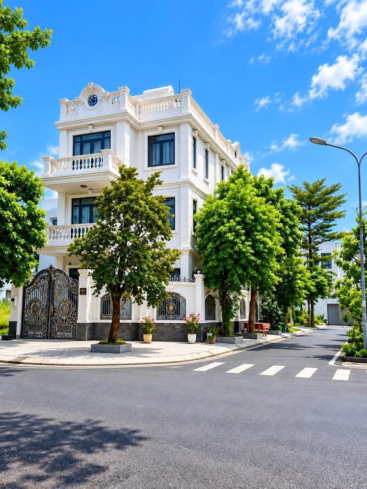 Căn nhà cực đẹp 1 trệt 2 lầu góc 2 mặt tiền đường 20m bưng ông thoàn