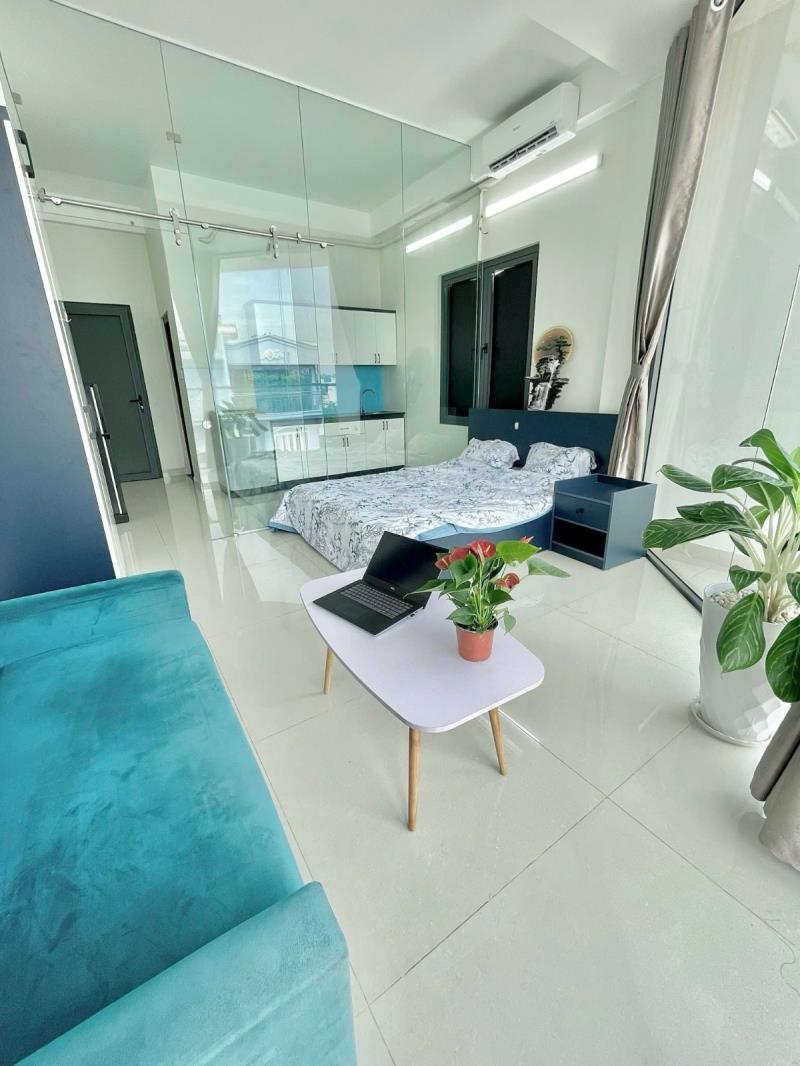 Cho thuê căn hộ 35m² 1 phòng ngủ ban công, tách bếp – ngô đức kế, bình thạnh gần quận 1, hàng xanh - Ảnh 3