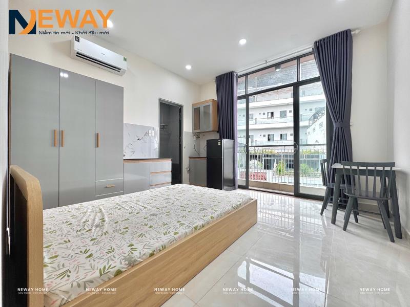 🏙️ Studio full nội thất – view kính cực chill | khu vực âu cơ đại học văn hiến