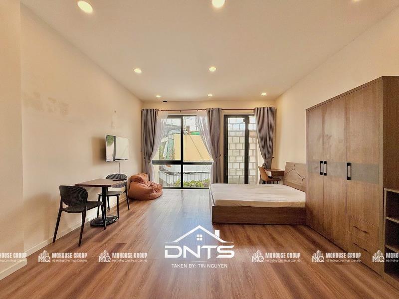 Studio 40m2 ban công lớn, khu dân cư yên tĩnh. gần công viên lê văn tám, chợ tân định, horizon tower
