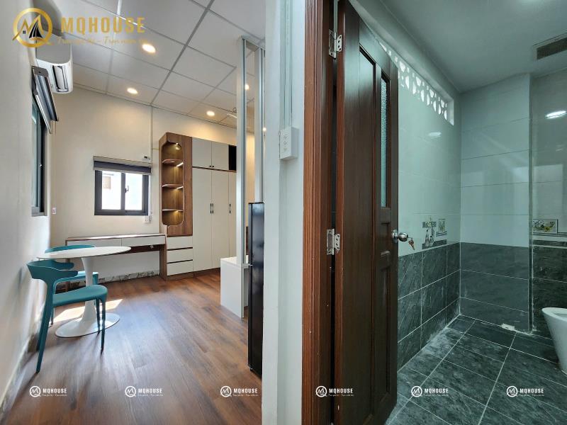 Cho thuê căn hộ 1pn lầu 2 bùi thị xuân, tân bình - cửa sổ trời thoáng mát