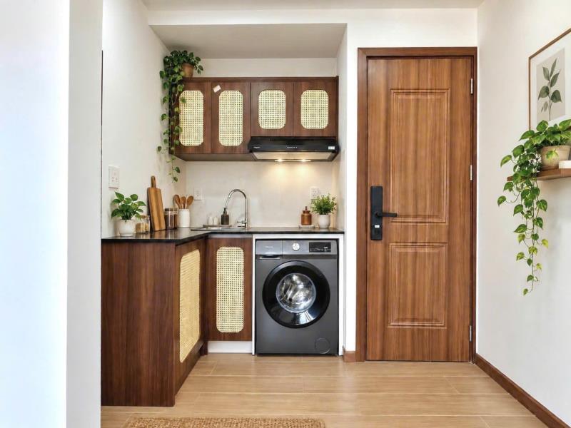 Cho thuê phòng gần công viên làng hoa chỉ 5 phút đi đường full nội thất nhà mới 100% _thang máy_hầm xe_bancol_cửa sổ ! - Ảnh 4