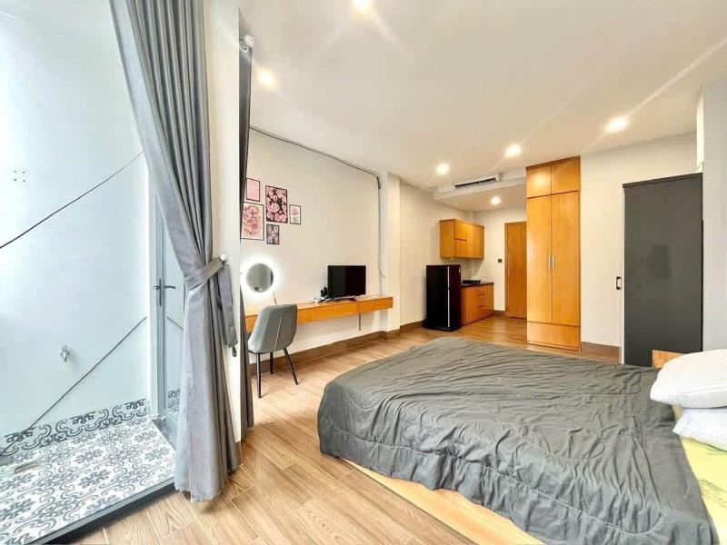 Cho thuê căn hộ studio cửa sổ/ ban công gần nhà ga t3 quận tân bình - Ảnh 4
