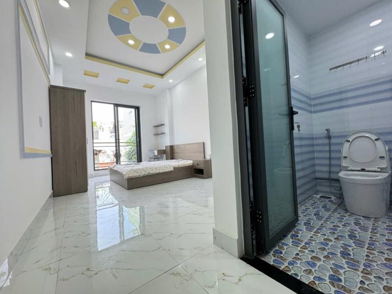 Cho thuê căn hộ ban công – trần bình trọng, vị trí thuận tiện di chuyển qua lê quang định, phạm văn đồng, nơ trang long. - Ảnh 4