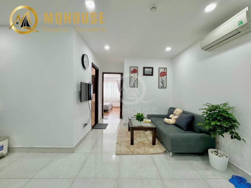 1pn 60m2 thang máy khu sân bay đ.cửu long giờ giấc tự do - Ảnh 2