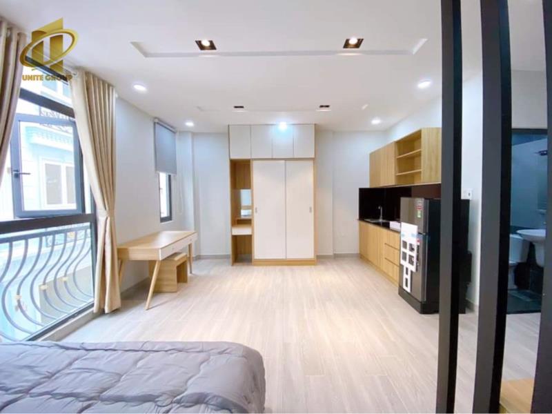 Căn hộ ban công, sofa tone gỗ full nội thất, gần ngã tư phú nhuận đường hoàng văn thụ - Ảnh 3