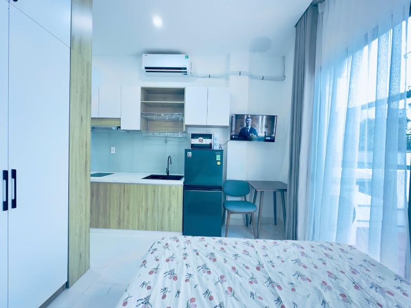 Studio sân thượng cực chill, có máy giặt riêng - lê văn sỹ q3 (6tr9) - Ảnh 4