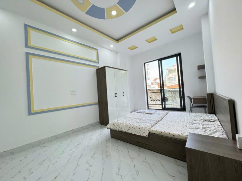 Cho thuê căn hộ rộng, ban công thoáng, full nội thất – lê quang định, bình thạnh, gần bà chiểu, q1
