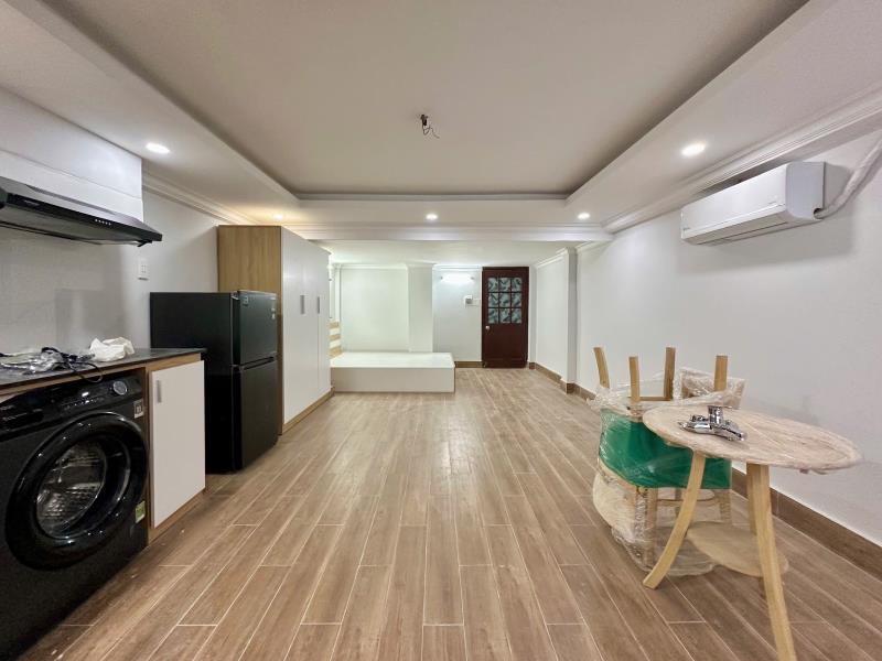 Studio full nội thất có máy giặt riêng ngay quang trung ✨ • full nội thất xịn: máy giặt riêng, tủ lạnh, bếp điện + hút mùi, máy lạnh - Ảnh 4