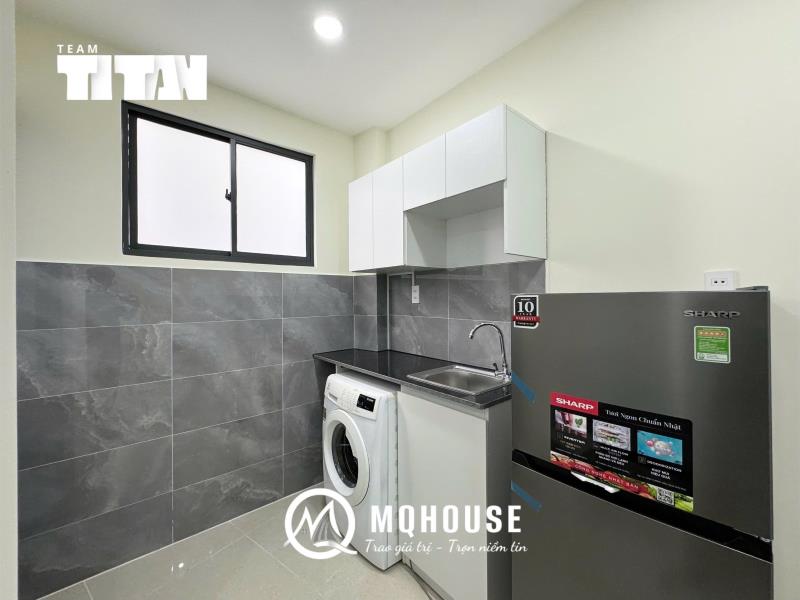 Căn hộ full nội thất máy giặt riêng - lê trực – gần trục đường lê quang định - Ảnh 3