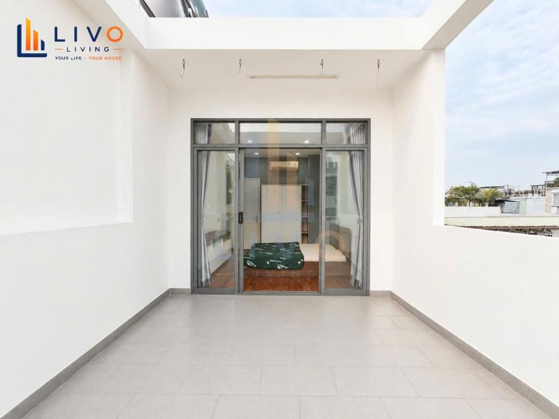 Cho thuê căn hộ 58m2 full nội thất ban công siêu rộng tại nơ trang long, bình thạnh gần q1