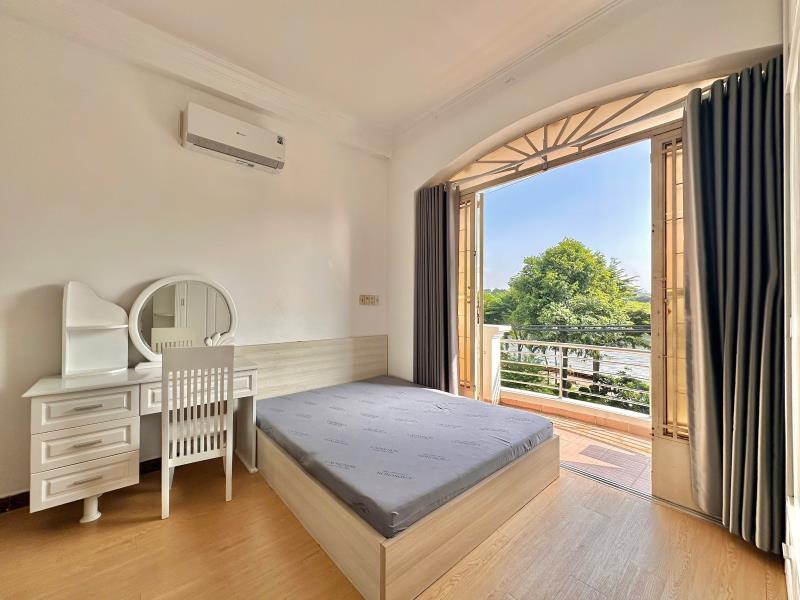 Cho thuê căn hộ 35m² có ban công, full nội thất – gần hàng xanh, giáp quận 1