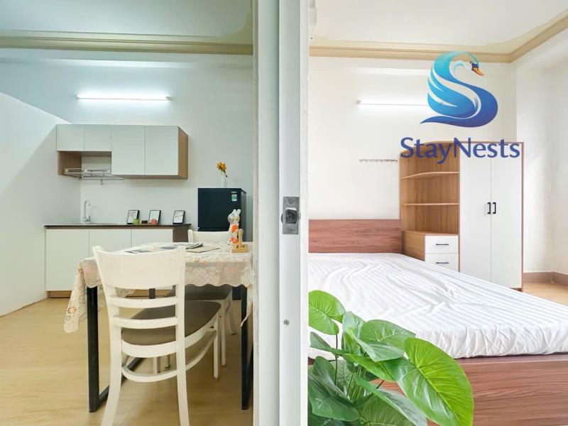 Studio tách bếp gần nhà ga t3 - gần etown cộng hoà, cầu vượt hoàng hoa thám, khu dân cư k300 - Ảnh 3