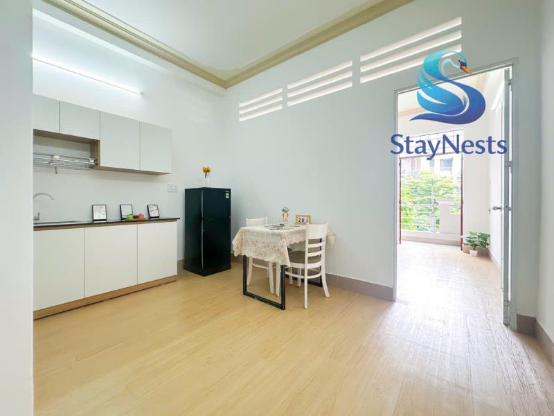 Studio tách bếp gần nhà ga t3 - gần etown cộng hoà, cầu vượt hoàng hoa thám, khu dân cư k300 - Ảnh 2