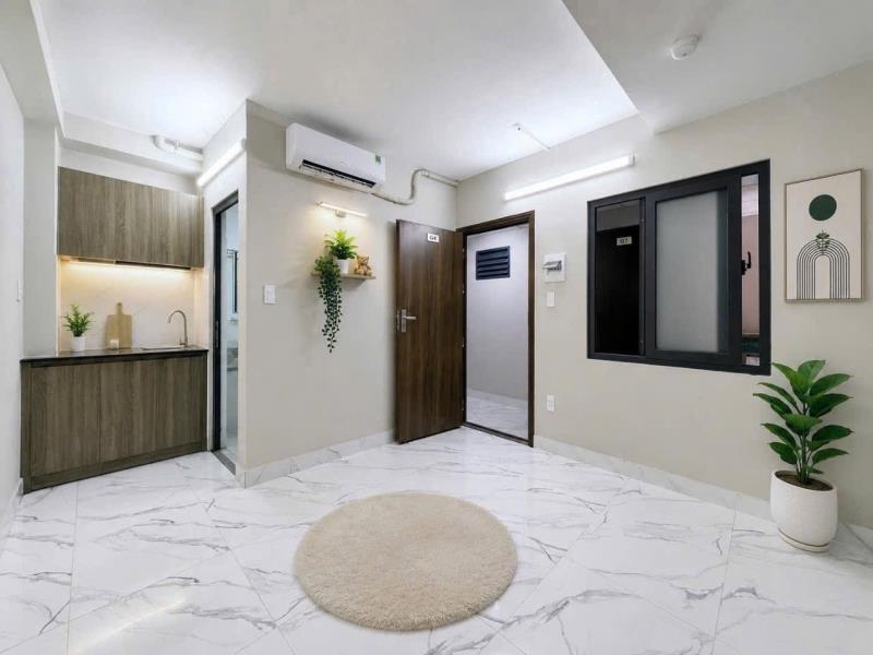 Cho thuê căn hộ có thang máy - máy giặt riêng - ngay ngã tư hàng xanh - ung văn khiêm - bình thạnh - giá rẻ chỉ từ 5x - Ảnh 2