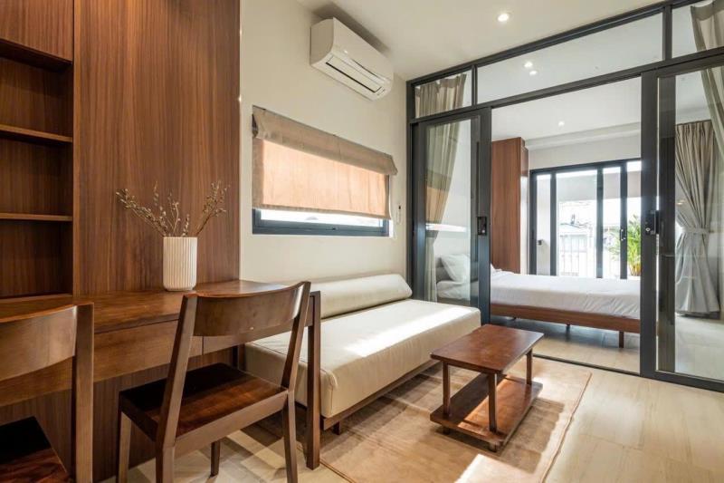 Cho thuê căn hộ 1 pn có ban công rộng, máy giặt riêng, full nội thất – cô giang, phú nhuận - ***