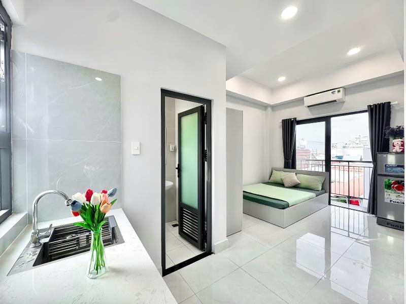 Ngay cộng hoà bancol thoáng mát