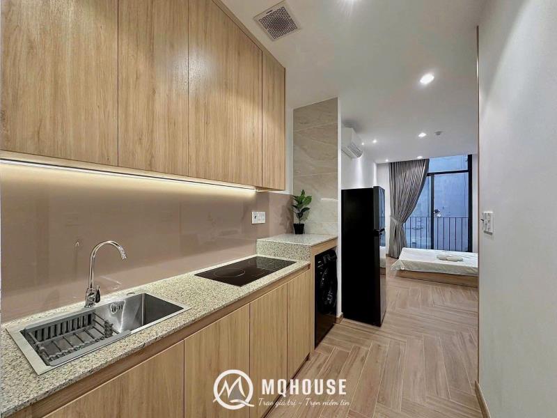 Cho thuê chdv - 30m2 có ban công thiết kế hiện đại dạng studio - ngay tại hai bà trưng, quận 3 gần chợ tân định và giáp với quận 1 - Ảnh 3