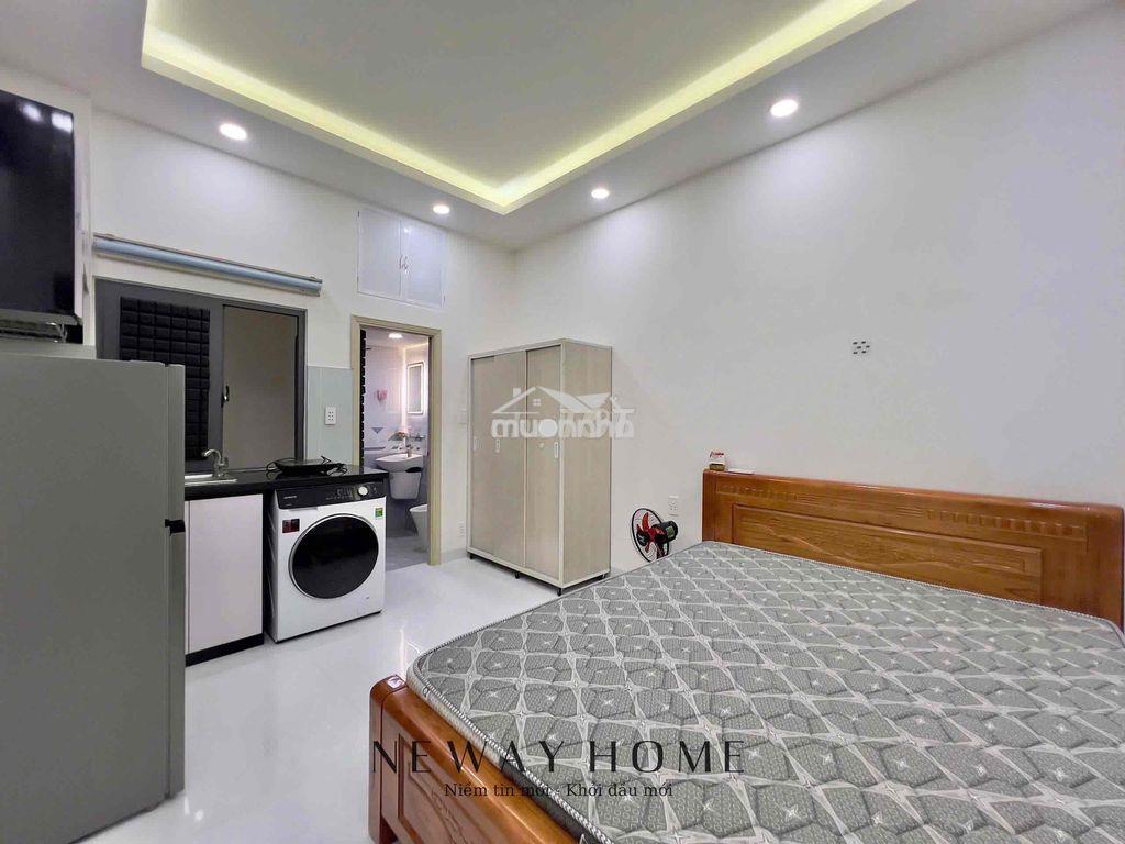 Studio cửa sổ giếng trời full nội thất ngay gần cầu chữ y, dễ qua q1,5 - Ảnh 2