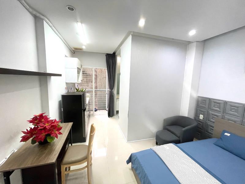 🏙️ Cho thuê căn hộ ban công thoáng mát, máy giặt riêng, full nội thất võ trường toản bình thạnh | gần chợ bà chiểu, hàng xanh & đại học hutech,gtvt - Ảnh 4
