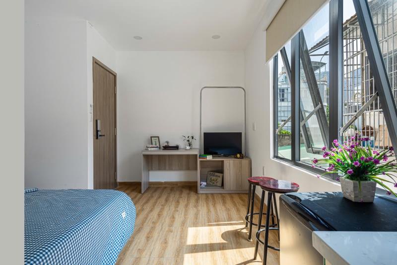 Cho thuê căn hộ ngô tất tố, bình thạnh | full nội thất, cửa sổ lớn - Ảnh 4