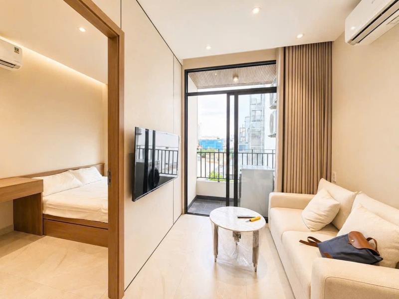 Cho thuê căn hộ ban công 40m2 full nội thấy nằm gần lotte mart sc vivo ufm tdtu rmit nttu quận 7 - Ảnh 2