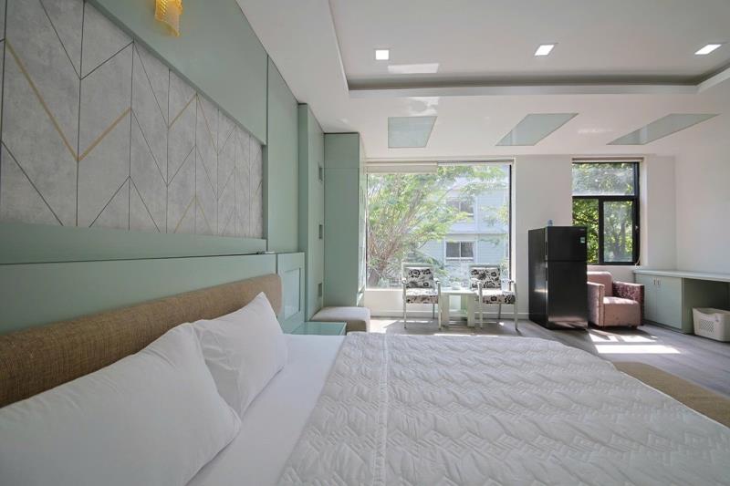 Studio cửa sổ lớn view cây xanh   thala 44 phú mỹ hưng quận 7   phòng rộng view mát mẻ     - Ảnh 2