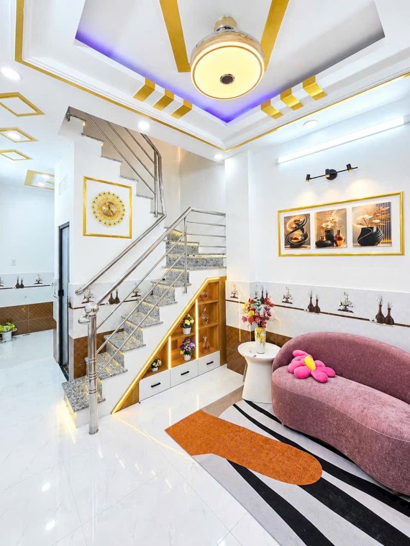 ✅Nhà 4 phòng ngủ , có sổ hồng đồng sở hữu ,liền kề quận 7 cũ - Ảnh 3