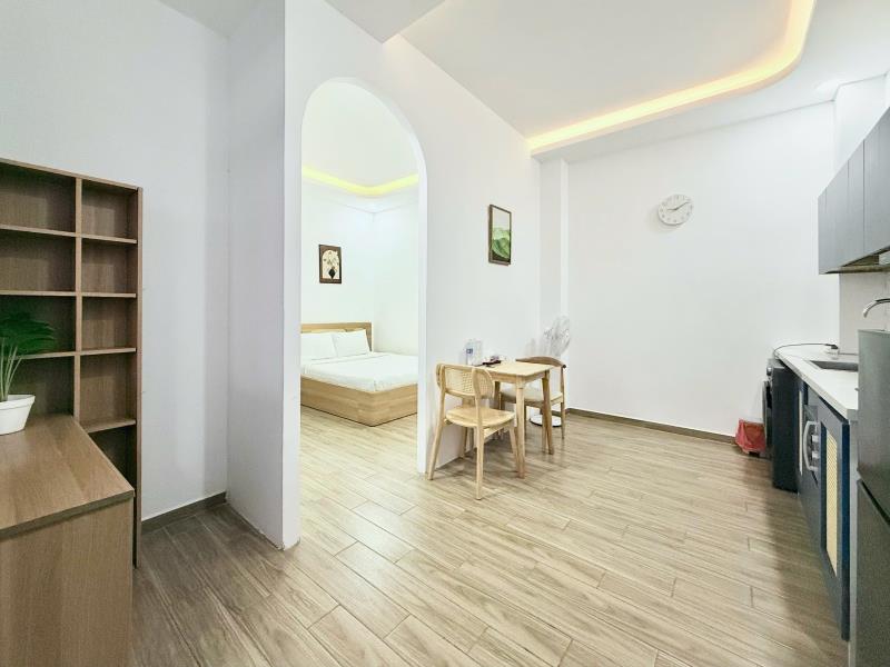 Cho thuê căn hộ 1 phòng ngủ phú nhuận, full nội thất, máy giặt riêng, cửa sổ lớn, gần sân bay tân sơn nhất, bình thạnh, quận 1 - Ảnh 4