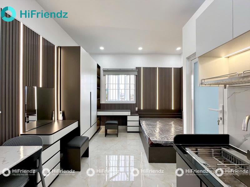 Phòng studio mới_đi bộ qua đh văn lang_emart_dương quảng hàm_phạm văn đồng
