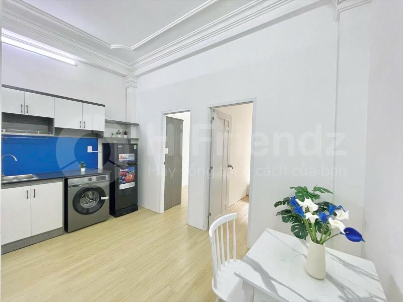Cho thuê căn hộ 2 pn rộng 50m² thoáng mát – máy giặt riêng, full nội thất – đinh bộ lĩnh, bình thạnh gần hàng xanh - ***