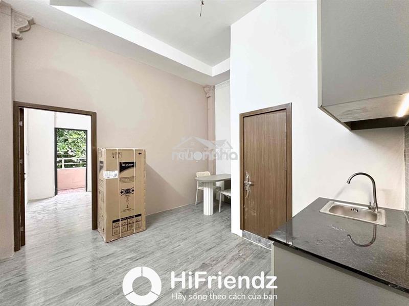 Căn hộ 1 phòng ngủ mới xây full nội thất - ngay vòng xoay phú lâm