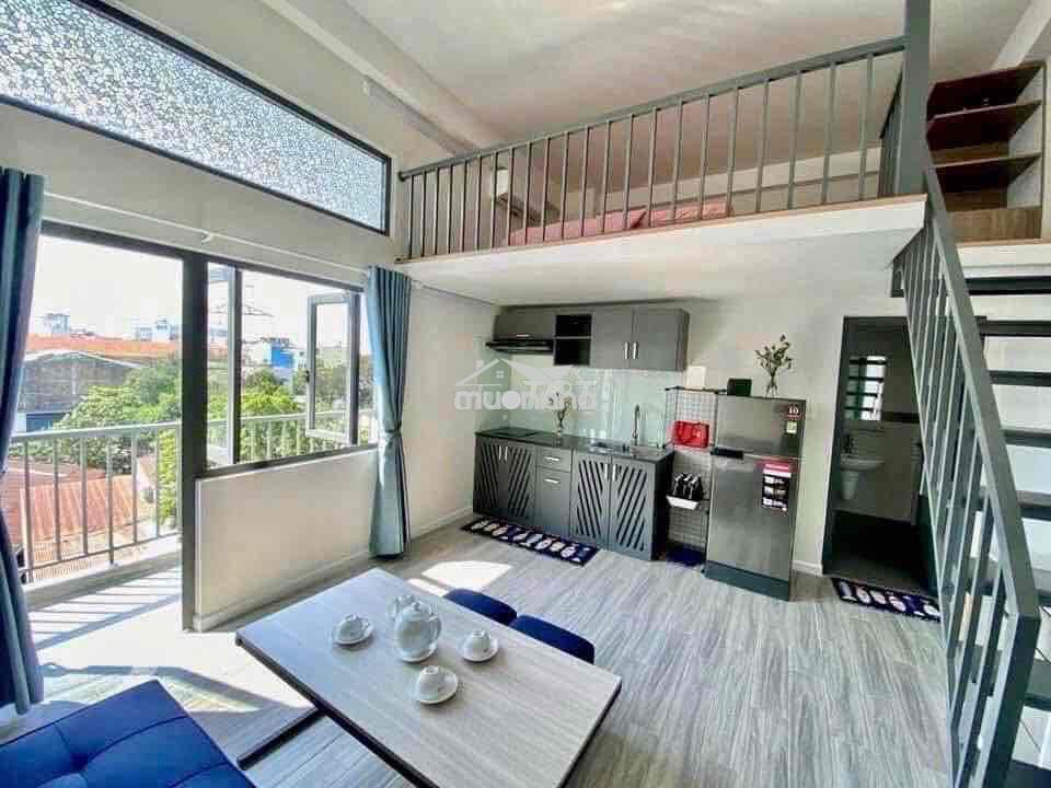 Cho thuê căn duplex ban công lớn, ngay emart phan văn trị - Ảnh 2