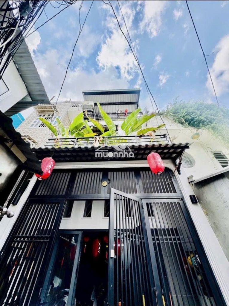 Bán nhà 3 tầng, ngang 4m, dương bá trạc p1. q8