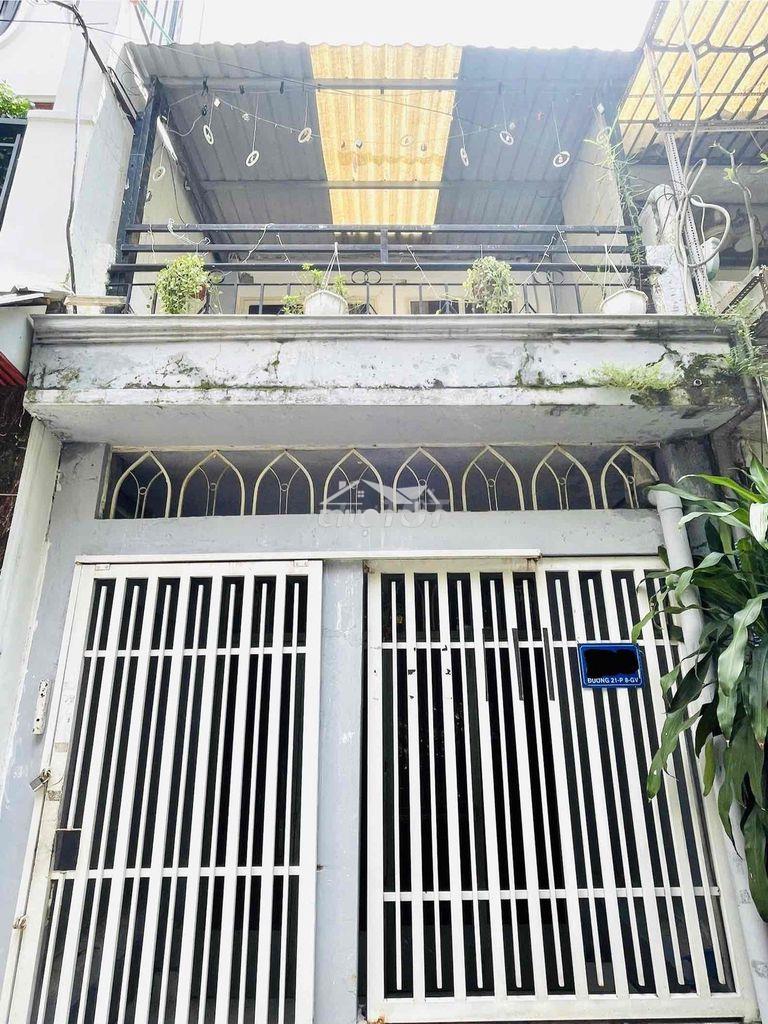Cho thuê nguyên căn trệt 1 lầu, đường số 21, p.8, gò vấp
