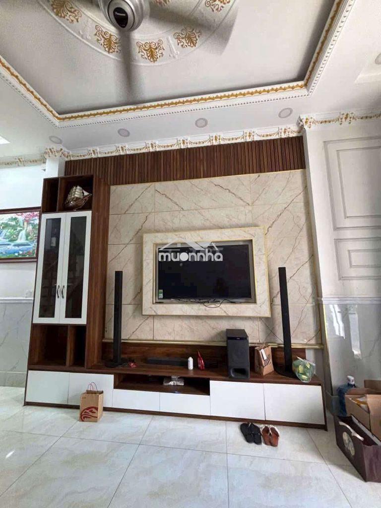 Liên khu 4-5 nhà có nội thất bình hưng hòa b. nhà 4×14m.3 lầu.4pn - Ảnh 2