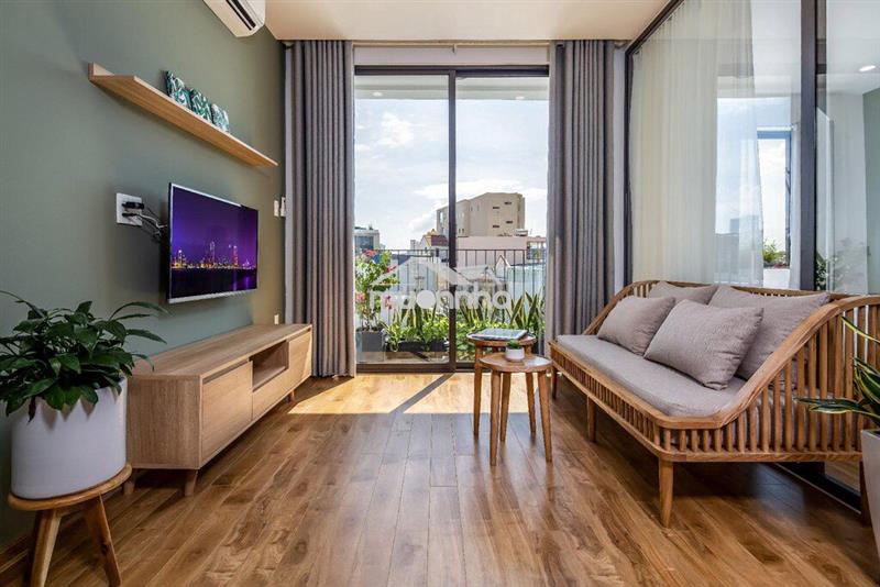 Chính chủ, căn hộ 45m2, hẻm ô tô đường nguyễn hữu cảnh, full nội thất