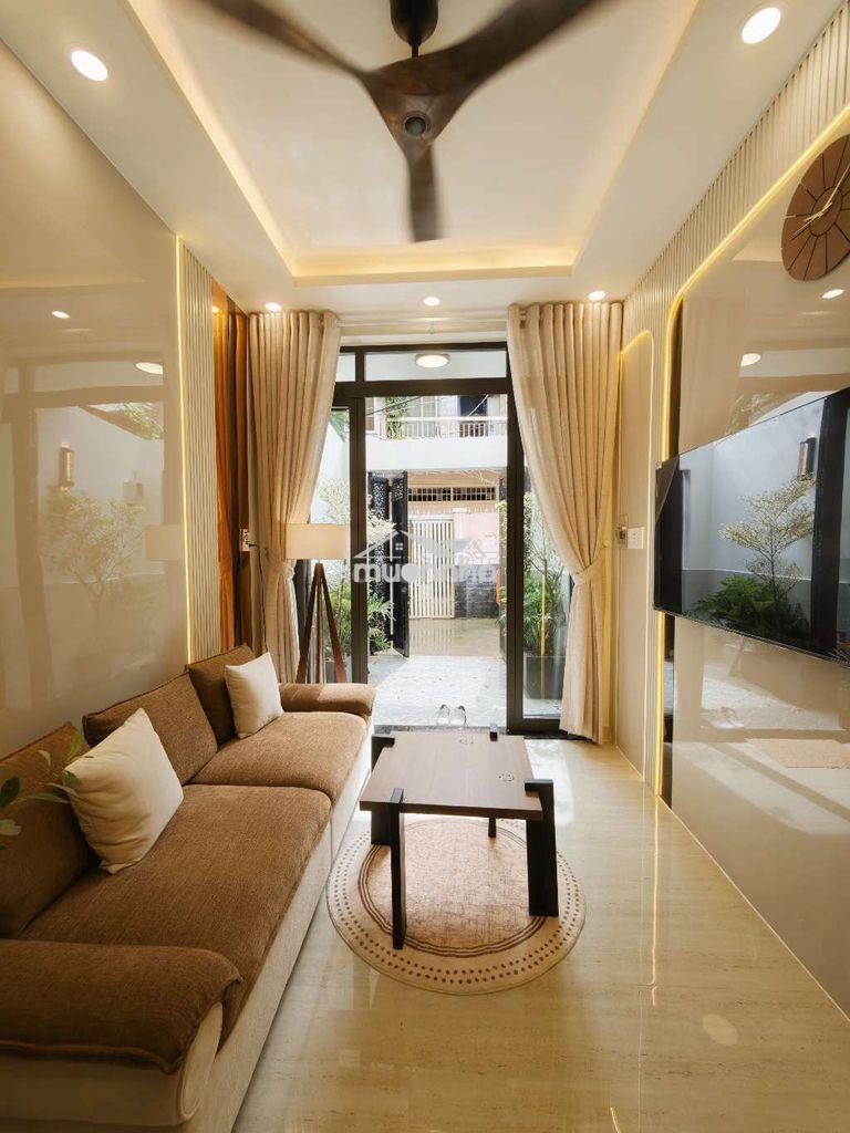 6t hơn, nguyễn kiệm, ~40m2 x 3t btct, hẻm 5m, 4pn, full nt cao cấp - Ảnh 3