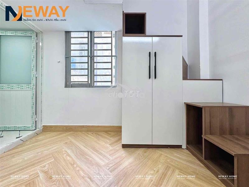 🔥 Duplex thang gỗ sạch sẽ – phòng mới xây 100%