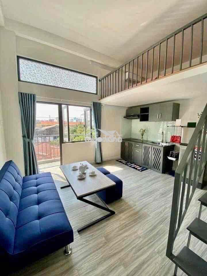 Cho thuê căn duplex ban công lớn, ngay emart phan văn trị - Ảnh 3